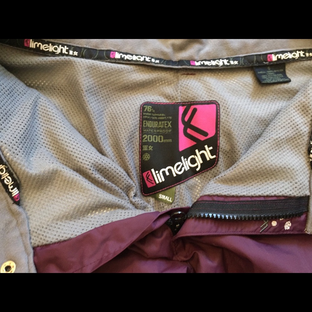 Women’s small “Enduratex” Limelight snow pants